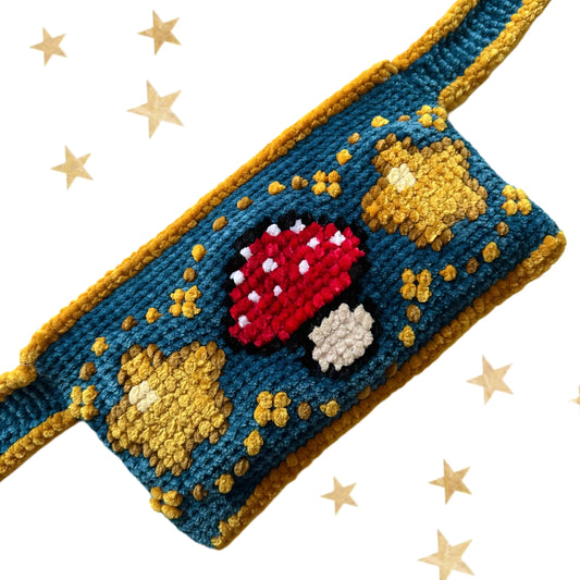 Mushroom & Moon Hip Pouch